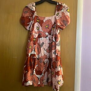 Loft Floral Petite Dress- Size: 00P